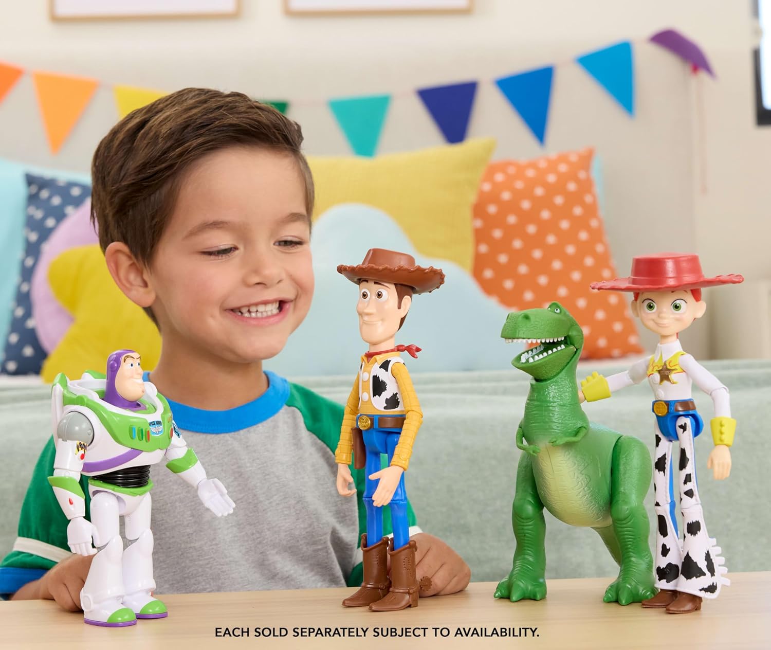 Mattel Disney and Pixar Toy Story 5 Buzz Lightyear Action Figure | 7-inch Playscale, 1 Key Character, 8+ Posable Joints, Movie-Accurate Design - Image 2