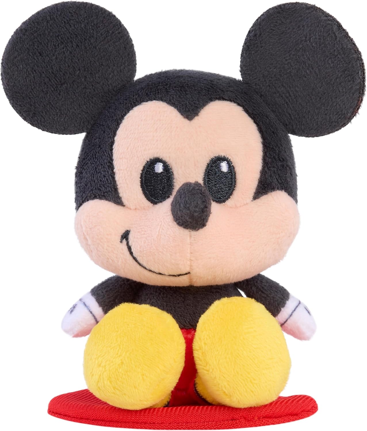 Disney Mickey Mouse Perch'd Wearable Plush Shoulder Friend, 4-inch Plush | Wearable Plushie, Soft Toy for Fans, Girls, Boys, Kids, Ages 3 and Up, by Just Play