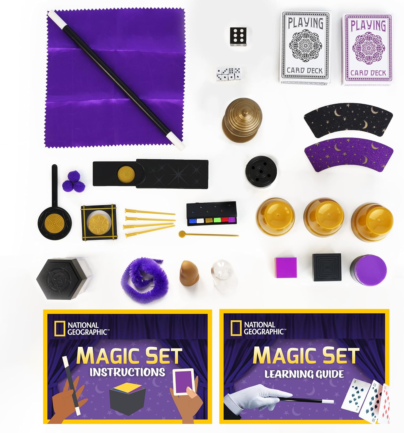 National Geographic Mega Magic Set - More Than 75 Magic Tricks for Kids to Perform with Steps, Video Instructions for Each Trick Provided by a Professional Magician (Amazon Exclusive) - Image 5