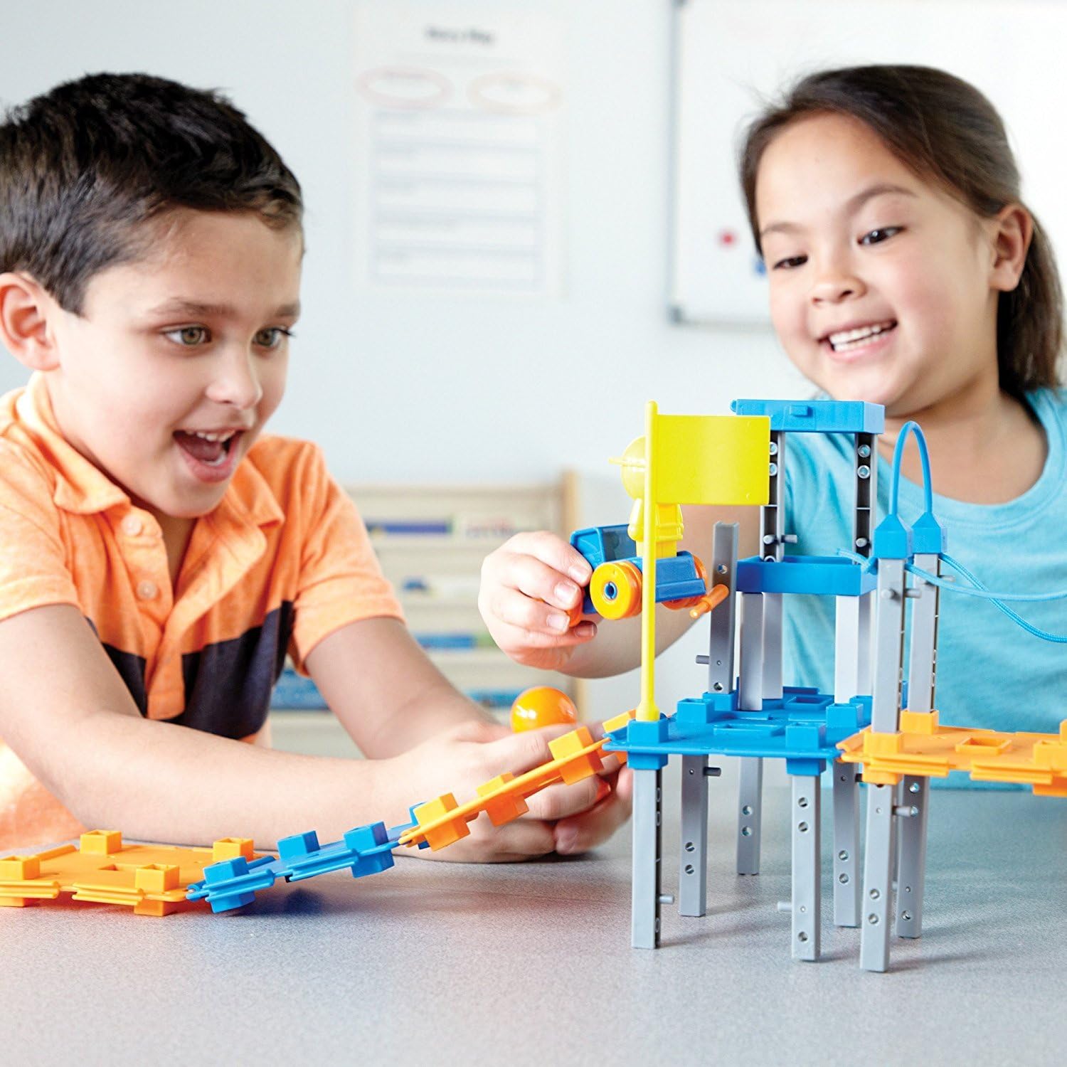 Learning Resources City Engineering & Design Building Set - Preschool Building Toys, STEM Toys for 5 Year Old, Kids Engineering Kit, STEM Gifts for Kids - Image 4