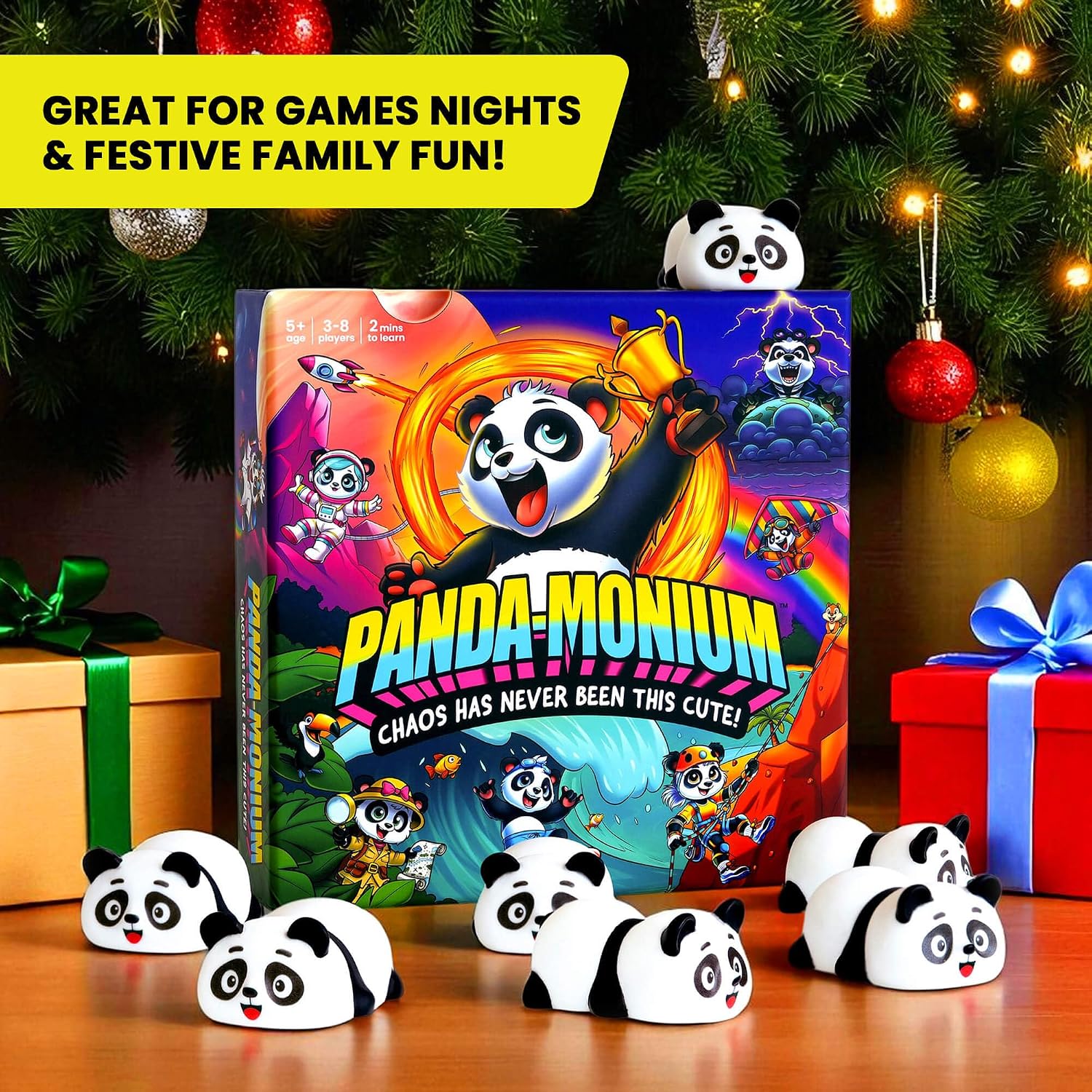 Pandamonium - Chaos Has Never Been This Cute! | The Hilarious Action-Packed Family Party Game for Kids, Teens and Adults | A Scavenger Hunt Card & Board Game for Ages 5+, 3-8 Players - Image 7