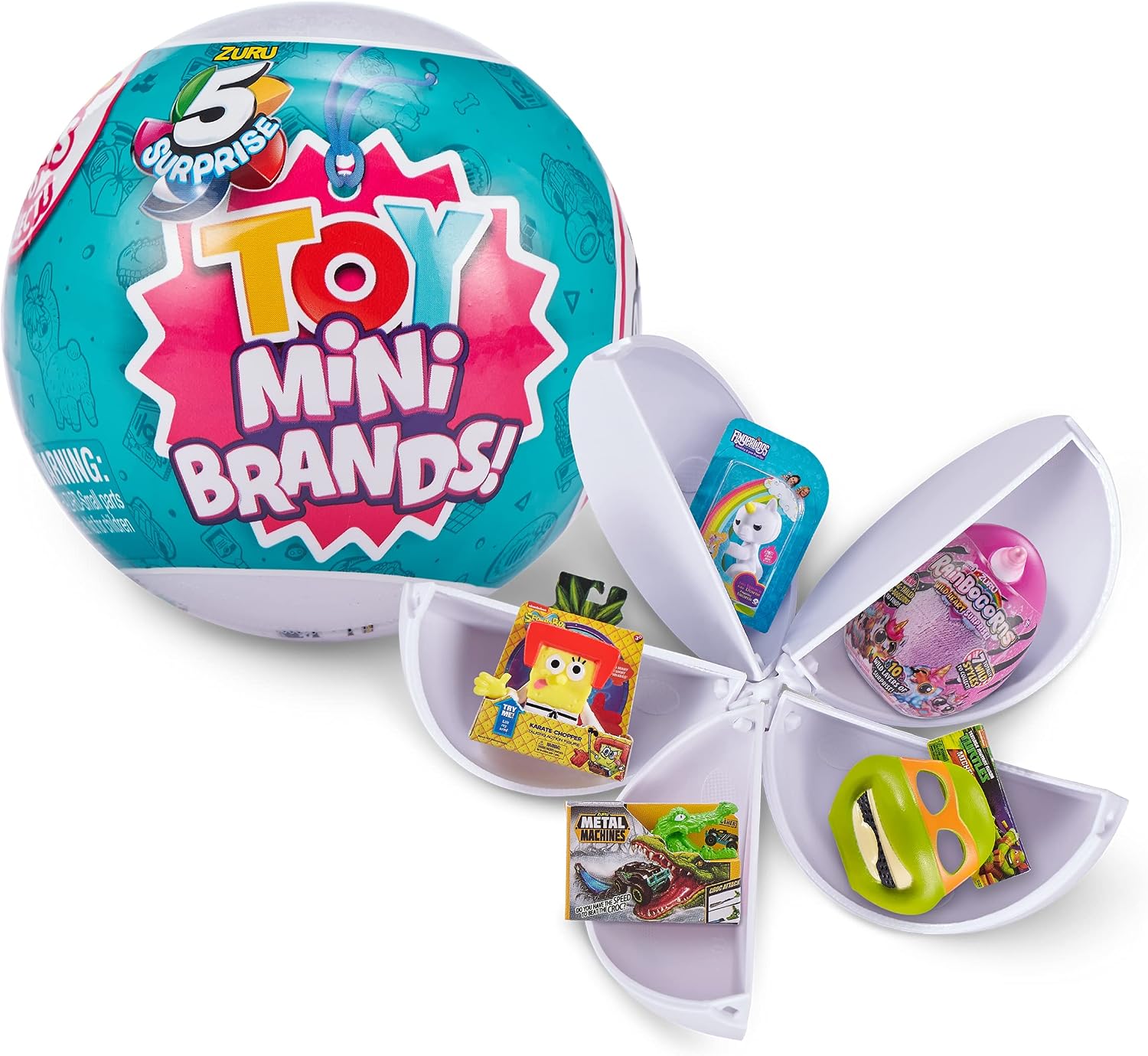 5 Surprise Toy Mini Brand Series 1 Collector's Kit - Amazon Exclusive Mystery Capsule Real Miniature Toys by Zuru (3 Capsules + 1 Collector's Case), Multicolor - Image 2