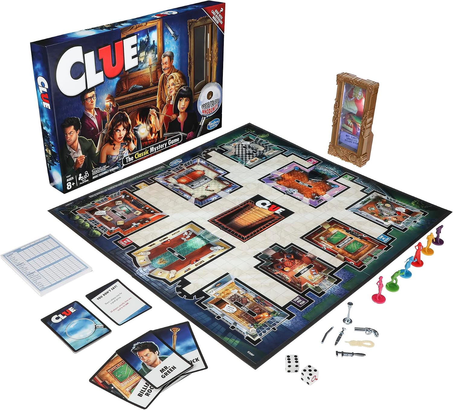 Hasbro Gaming Clue Game, Mystery Board Game, 2-6 Players, 8+ Years (Amazon Exclusive) - Image 4