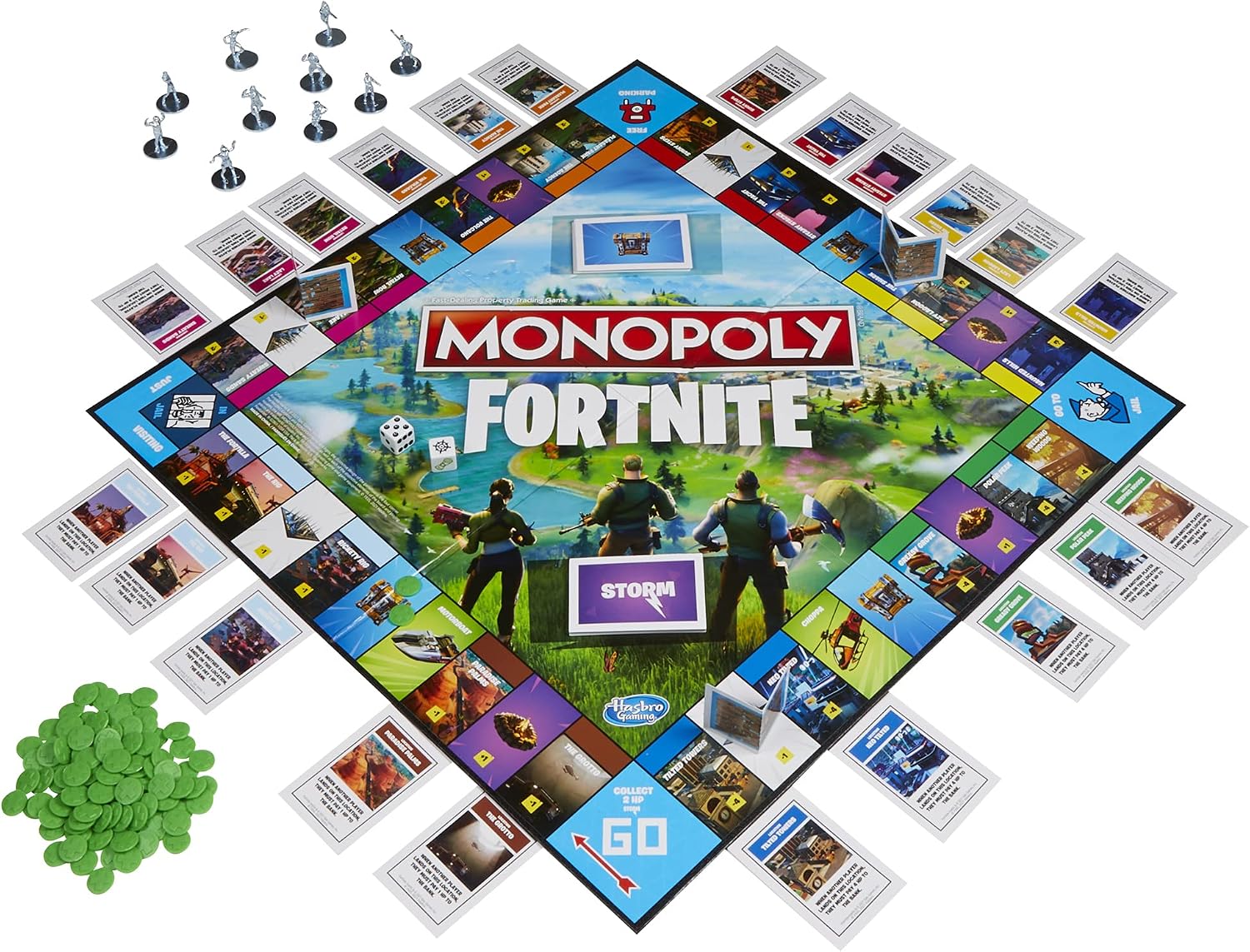 Monopoly: Fortnite Collector's Edition Board Game Inspired by Fortnite Video Game, Board Game for Teens and Adults, Ages 13 and Up - Image 2