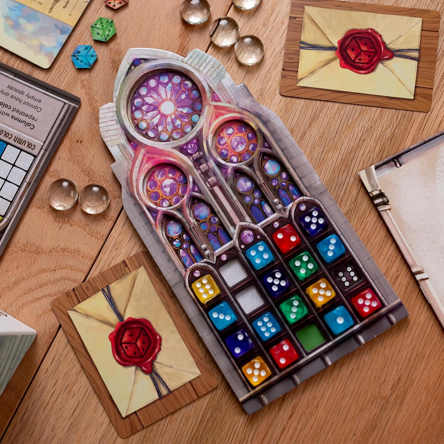 Floodgate Games Sagrada Board Game | Family Game for Kids and Adults | Dice Drafting and Placement Strategy Game | Ages 10+ | 1 to 4 Players Remastered Edition - Image 3