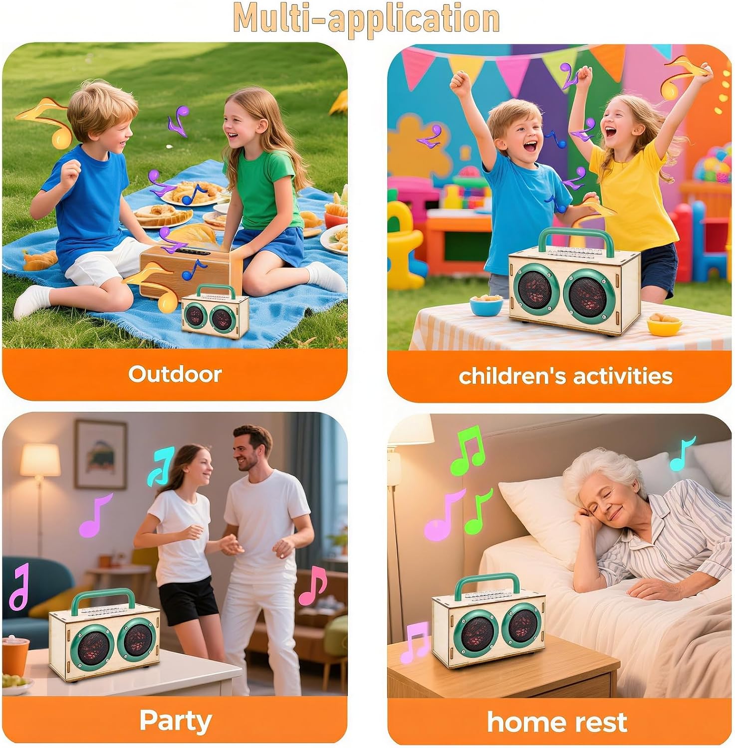 DIY Bluetooth Speaker Kit - STEM Projects for Kids & Adults Age 8-12-16, Build Portable Speaker with LED Light, Science Experiment Electronics Set, Birthday Gifts for 9 10 11 13 14 Year Old Boy & Girl - Image 6