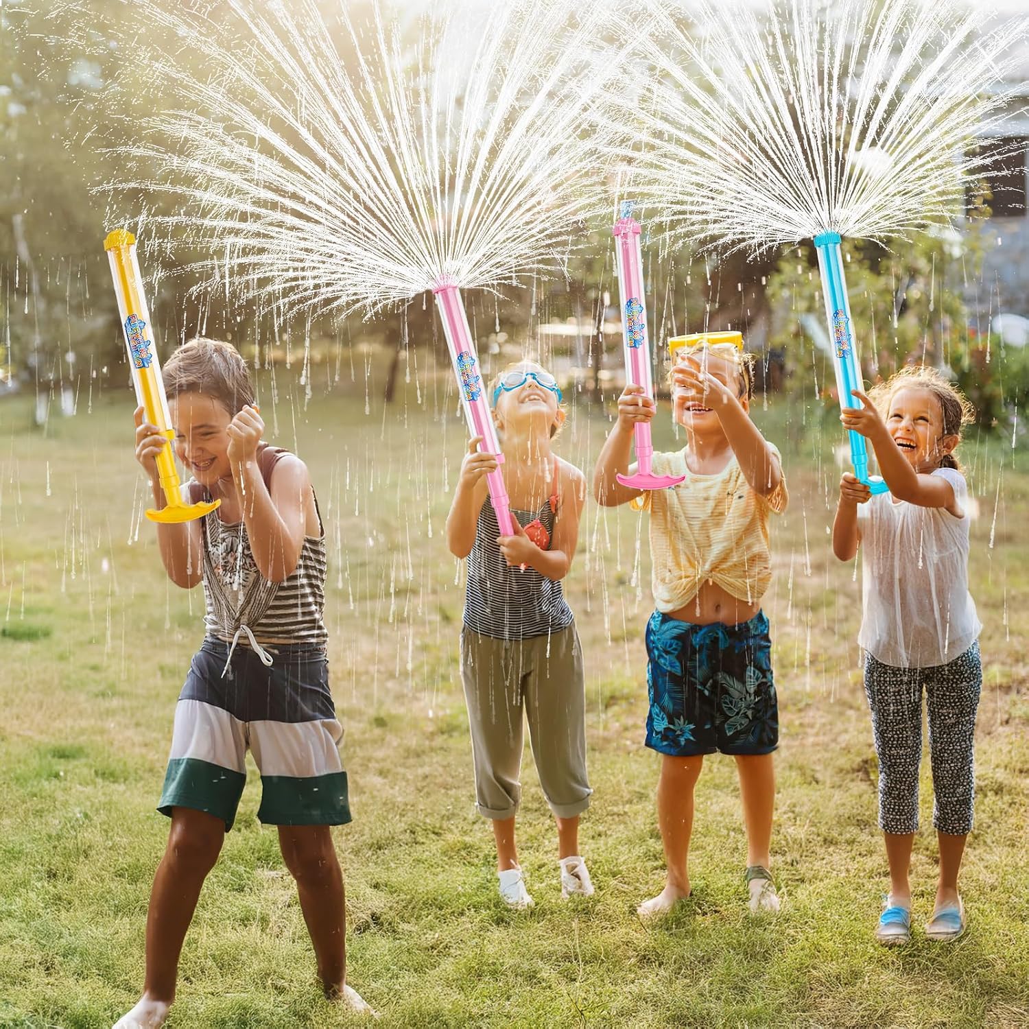 12Pack Creativity Fireworks Water Gun, Sprays Water Like Fireworks, Squirt Gun for Kids, Bulk Samll Water Blaster Summer Pool, Backyard, Beach, Birthday Party Outdoor Game Toys - Image 3