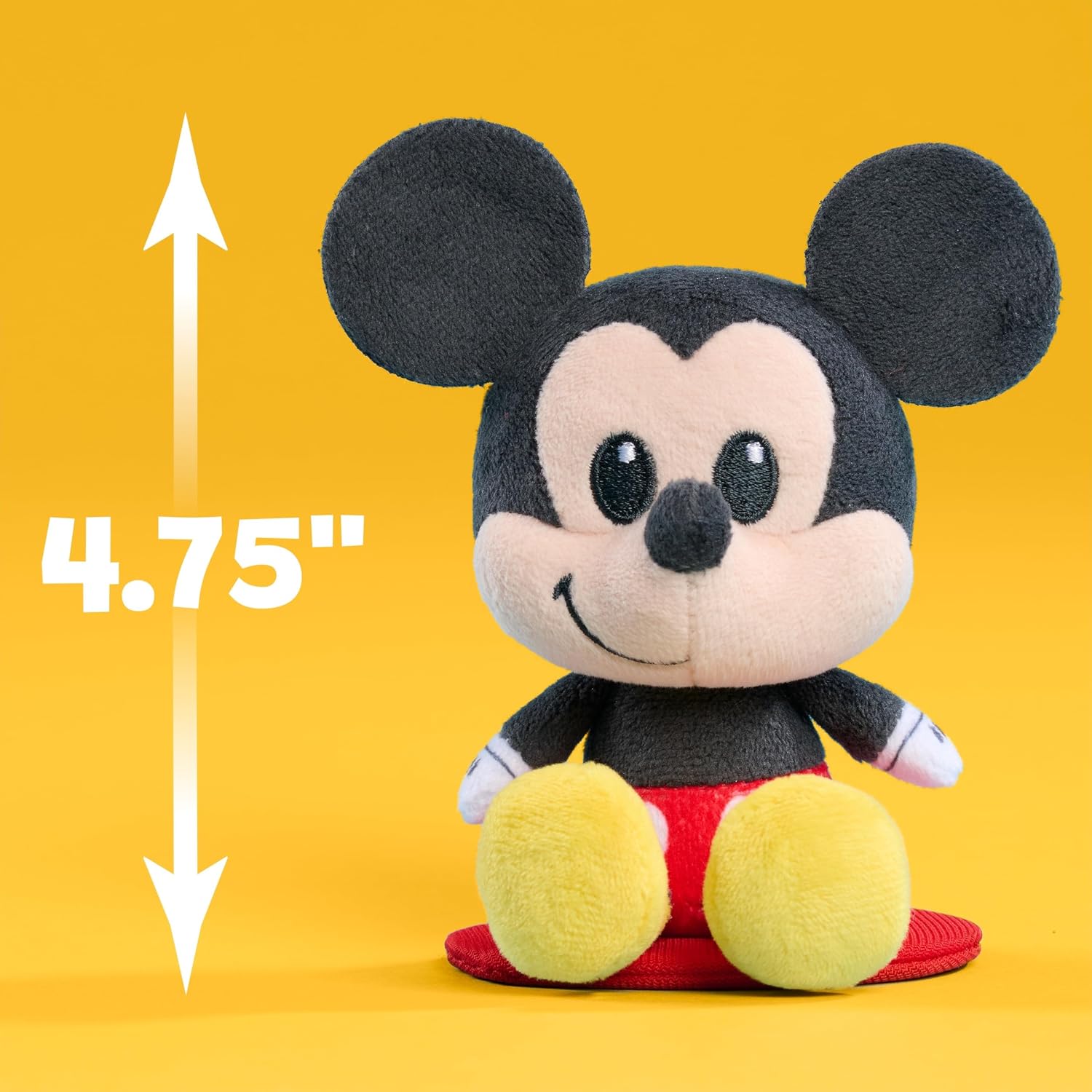 Disney Mickey Mouse Perch'd Wearable Plush Shoulder Friend, 4-inch Plush | Wearable Plushie, Soft Toy for Fans, Girls, Boys, Kids, Ages 3 and Up, by Just Play - Image 6
