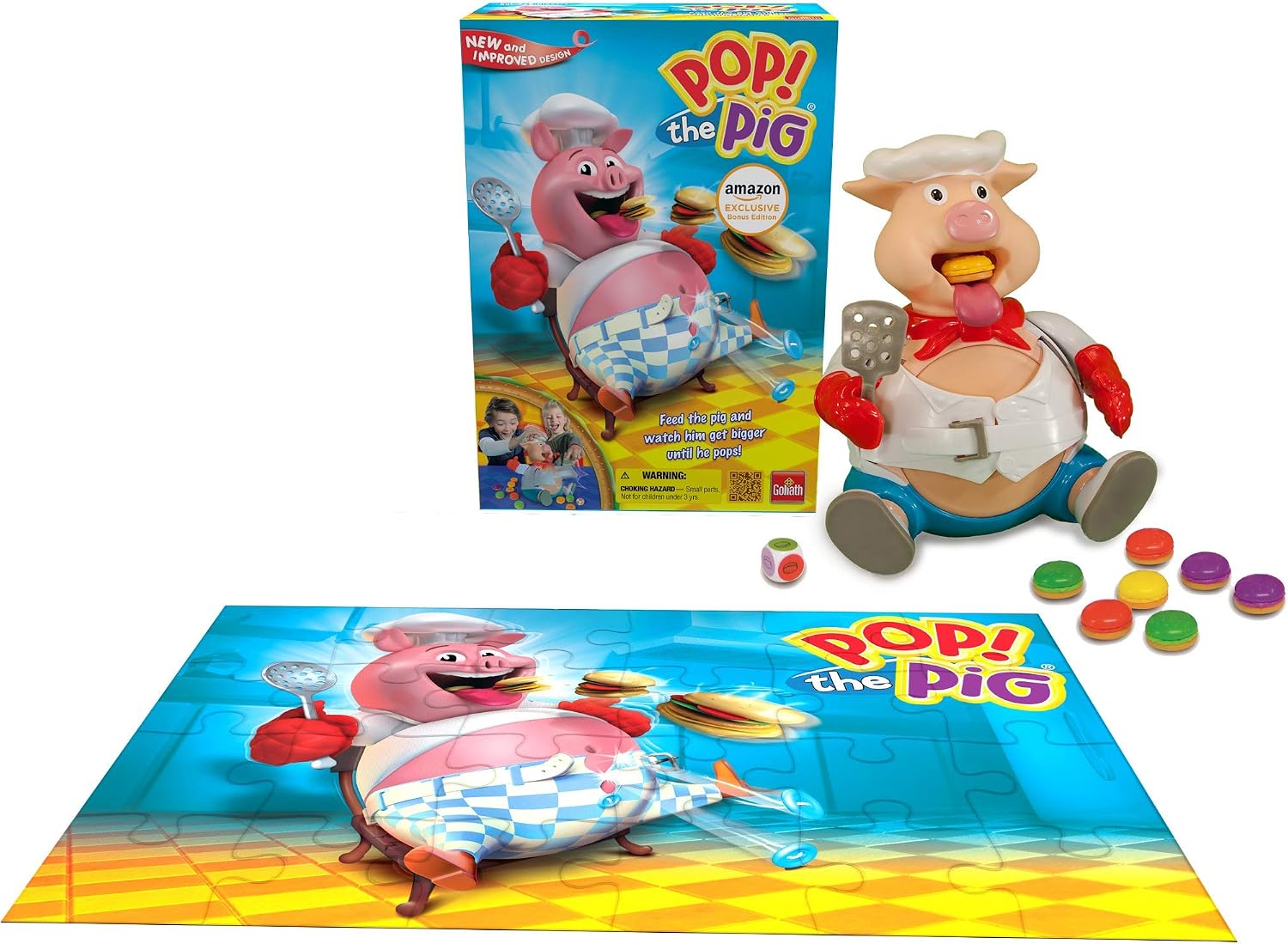 Goliath Pop The Pig w/Bonus 24pc Puzzle (Amazon Exclusive) - Image 2