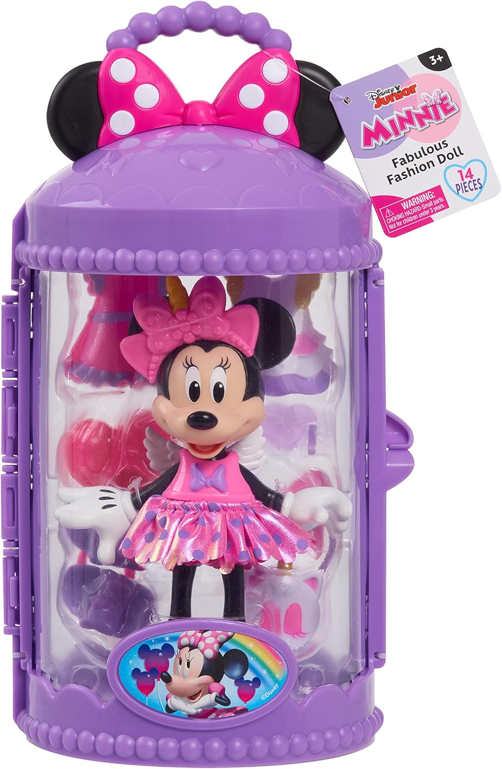 Disney Junior Minnie Mouse Fabulous Fashion Doll Unicorn Fantasy, 14-pieces, Pretend Play, Kids Toys for Ages 3 Up by Just Play - Image 6