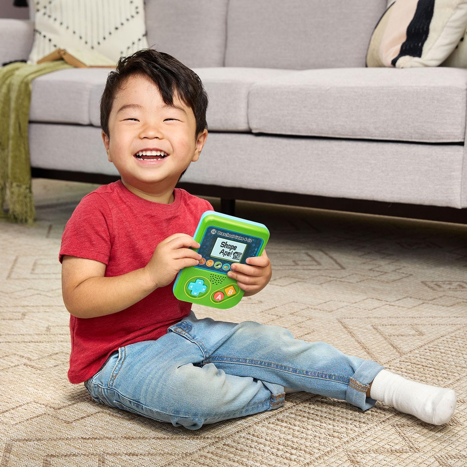 LeapFrog Preschool Game and Go Handheld Video Game Toy, Green - Image 5