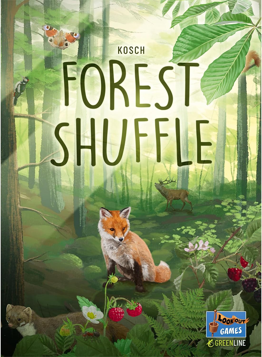 Lookout Games Forest Shuffle Card Game - Create an Ecological Paradise! Clever Strategy Game for Kids & Adults, Ages 10+, 2-5 Players, 60 Min Playtime, ECO-Friendly Packaging - Image 2