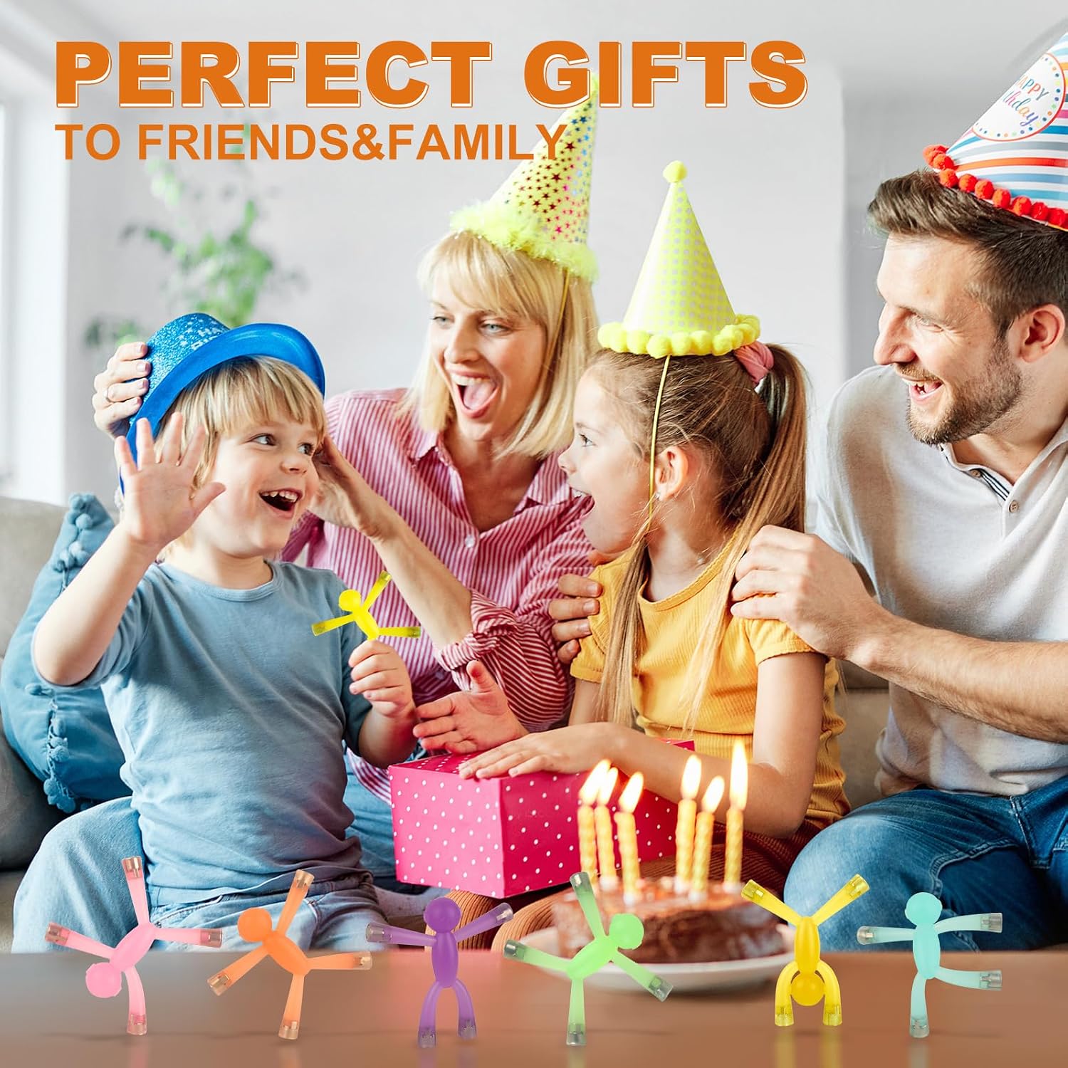 laleay 6pcs Magnetic Toys,People Figures for Kids, Adults Kids Gifts, Magnetic Men for Teens Gifts,Kids Sensory Toys - Image 5