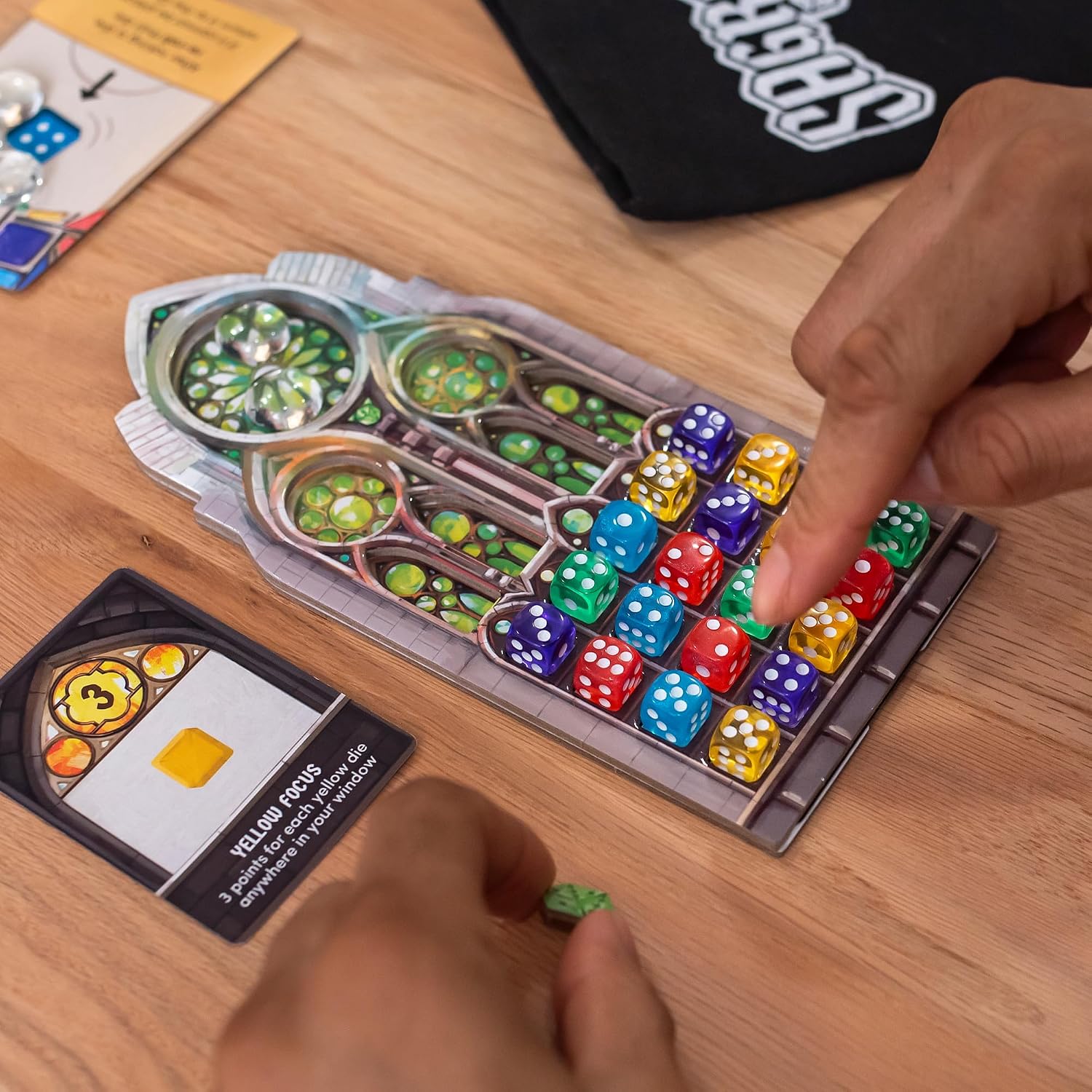 Floodgate Games Sagrada Board Game | Family Game for Kids and Adults | Dice Drafting and Placement Strategy Game | Ages 10+ | 1 to 4 Players Remastered Edition - Image 5