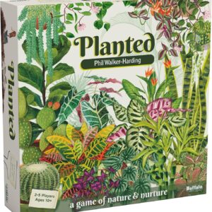 Buffalo Games Planted Strategy Board Game – 2-5 Players, Ages 10+ – Grow 42 Unique Houseplants & Manage Resources in Strategy Games – Family Board Game Night