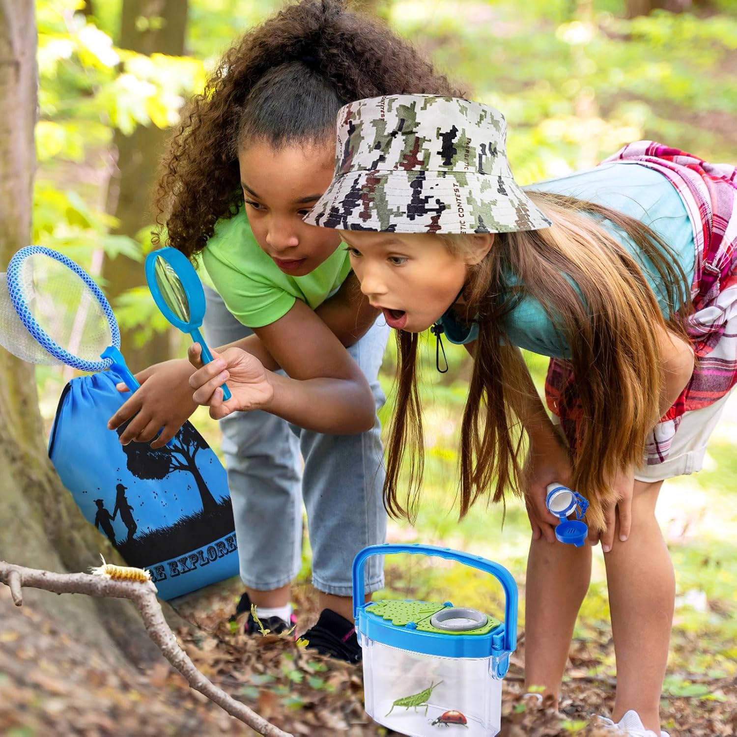 ESSENSON Bug Catcher and Kids Explorer Kit, Outdoor Bug Catching Explorer Adventure Kit with Binoculars, Summer Outdoor Toys for Kids Ages 4-8 - Image 6