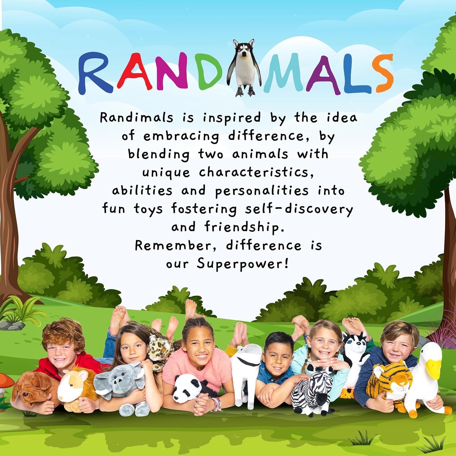 Randimals Horse & Shark Hybrid Realistic Animal Toys - Unique Mix of Safari Toys & Farm Animals Small Figurines - Hork Mini Figures for Kids & Kidults - Image 9
