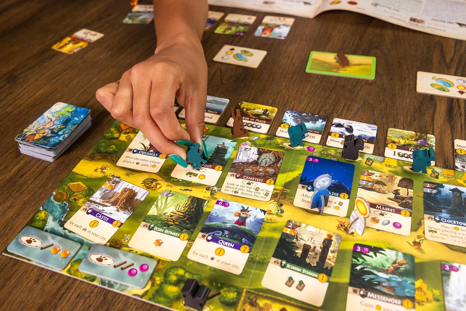 Everdell Duo – 2-Player Standalone Board Game with Competitive, Co-Op & Campaign Modes – Strategy Game with Woodland Theme, Ages 10+, Fast 30-Minute Gameplay - Image 5