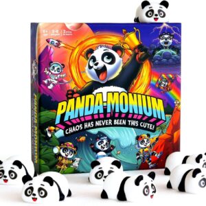 Pandamonium – Chaos Has Never Been This Cute! | The Hilarious Action-Packed Family Party Game for Kids, Teens and Adults | A Scavenger Hunt Card & Board Game for Ages 5+, 3-8 Players