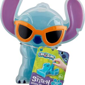 CRA-Z-Slimy Cool Stitch Slime Toy- Glossy, Stretchy, Super Soft, Smooth Cool Blue Stitch Slime for Boys and Girls, Lilo and Stitch Kids Toy Gift