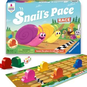 Ravensburger Snail’s Pace Race Game for Age 3 & Up – Quick Children’s Racing Game Where Everyone Wins!