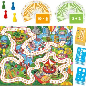 Broytain Addition and Subtraction Math Games for Kids,Addition & Subtraction,Educational Learning Board Games for Boys and Girls Ages 5 6 7 8,Classroom Travel Indoor Outdoor Family Games