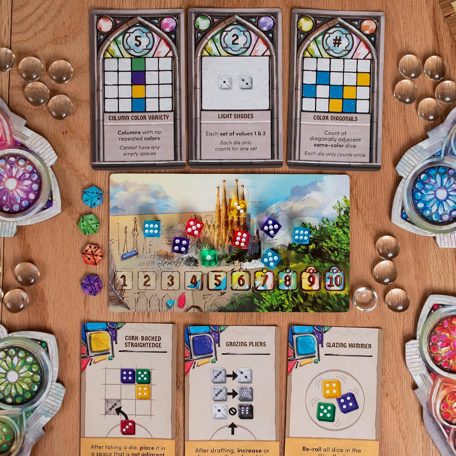 Floodgate Games Sagrada Board Game | Family Game for Kids and Adults | Dice Drafting and Placement Strategy Game | Ages 10+ | 1 to 4 Players Remastered Edition - Image 2