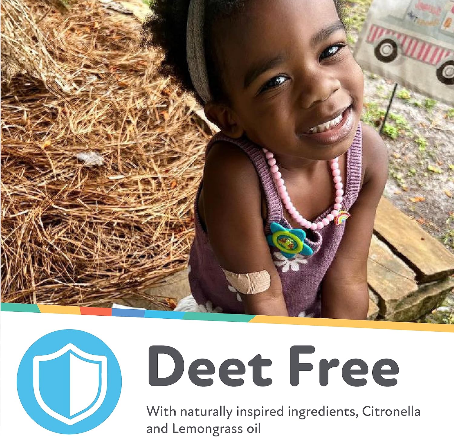 Dr. Talbot's Mosquito Clips for Baby & Toddler with Naturally Inspired Ingredients, Citronella & Lemongrass, DEET Free, 1 Pack (2 Clips) - Image 2