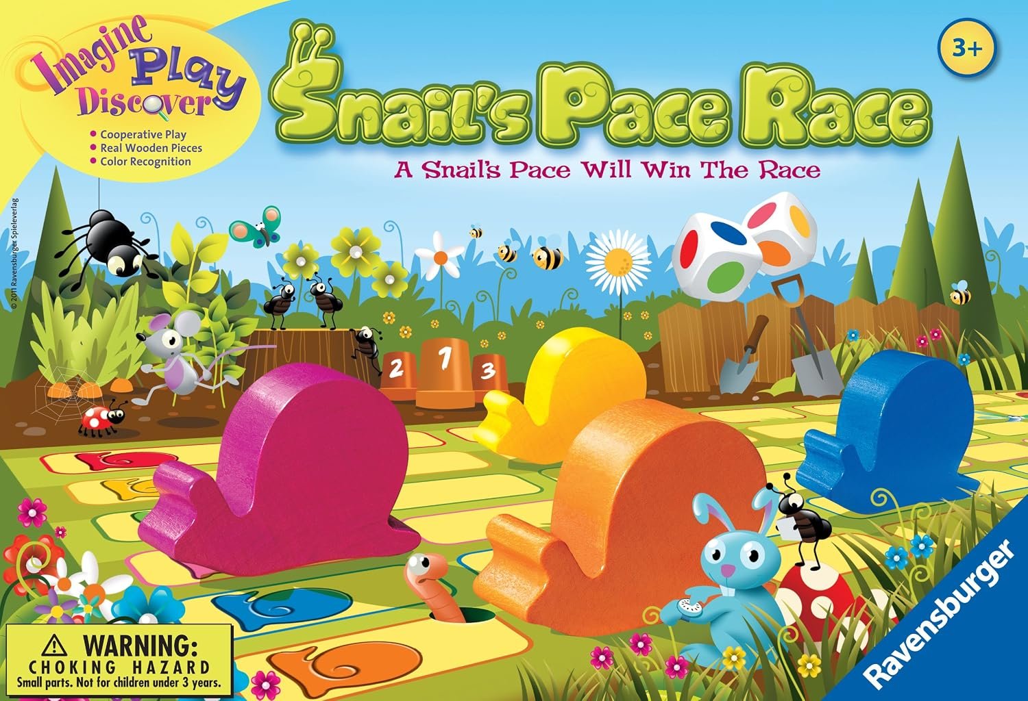 Ravensburger Snail's Pace Race Game for Age 3 & Up - Quick Children's Racing Game Where Everyone Wins! - Image 2
