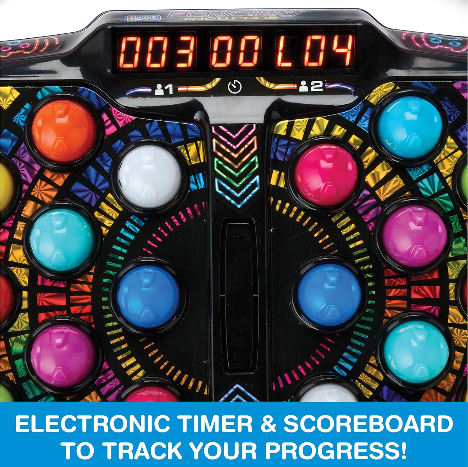 Game Zone Smash-A-Mole – Electronic Arcade Game with Lights & Sounds – 4 Game Modes – Ages 6+ - Image 4