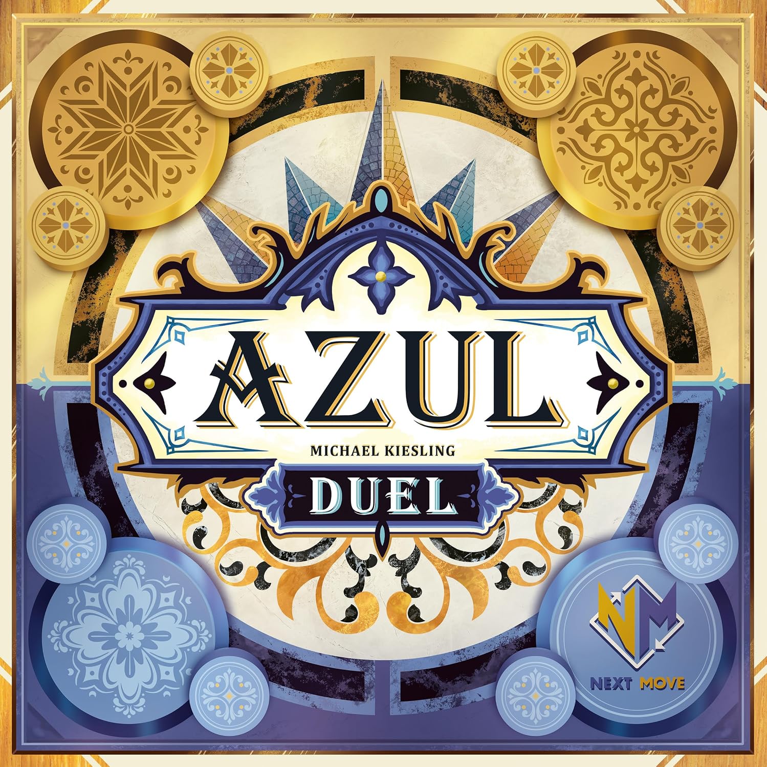 Asmodee Azul Duel Board Game - Competitive Head-to-Head Tile-Placement Strategy Game, Stunning Mosaic Art and Quick Gameplay for Kids & Adults, Ages 8+, 2 Players, 30-45 Minute Playtime - Image 2