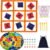 2-in-1 Outdoor Giant Tic Tac Toe Bean Bag Toss Games, Tic Tac Toe Ball Toss Game and Dart Board Games with Sticky Balls for Kids Adults Large Lawn Carnival Yard Birthday Family Outside Party Games