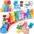 hahaland Toddler Learning Toys for 2 3 Year Old-Counting Matching & Sorting Activity Montessori Train Set with Farm Animals Finger Puppets Keys to Lock and Unlock Barn Birthday Easter Basket Stuffers