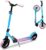 Nattork Kick Scooter for Age 6+ Kids Teens Adults, Max Load 240 LBS, Adjustable Height Foldable with 8″ Large Wheels, Anti-Shock Suspension