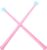 Gejoy 2 Piece Magic Light up Wand for Kids with Sound Lights, Wizard Witch Fairy Cosplay Toy Halloween Birthday Gift(Pink)