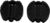 Kids Pedals, 2 Pieces Plastic Childrens Tricycle Pedal, Black Child Baby Stroller Front Wheel Mat Footrest Foot Pedal for Children’s Trikes or Bikes