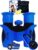 Living Squad Kids Blue Binoculars 8×21 – Kids Age 3-12, Shock Proof Compact Binoculars Set with High Resolution Optics Toys for Bird Watching, Stargazing, Hunting, Hiking, with Case, Neck Strap