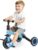 3 in 1 Kids Tricycle for Toddler Ages 2-5, Balance Bike with Removable Pedals & Adjustable Seat, Blue Rider Trike, 3-Wheel Ride On Toy, Easy Carry, Indoor Outdoor for Baby Boy and Girl
