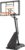 Skytime Basketball Hoop 44&47 Inch Backboard Portable Basketball Goals Outdoor,5.3-10ft Stepless Regulation Crank Adjust Basketball Goal System