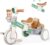 Tricycle for Toddlers 1-3 Years Old Toy, Adjustable Kids Bike for Boys Girls Birthday Gift Age 2-4, Baby Trike with Storage Baskets & Removable Pedals
