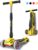 LOL-FUN Toddler Scooter for Kids Ages 3-12 Years Old Boy Girl with 3 Wheel LED Lights, Extra-Wide Childrens Foldable Kick Scooter Kids Ages 3-5 with 4 Adjustable Height and Lean-to-Steer