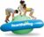Hearthsong 8-Foot Inflatable Dome Rocker with 6 Handles – Children’s Fun Play Equipment Blow Up Giant Bouncer Backyard Toy for Outdoor Game Activities for Boys & Girls Ages 5+ (Max Weight 250 lbs)