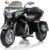 Kids Motorcycle | 12V Electric Motorcycle for Kids Ages 3-8 | 2-Seat, 3-Wheel Toy Car with Bluetooth, LED Lights | Safe Toy Vehicle Gift (Black)