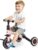3 in 1 Tricycle for Toddler Age 2-5 Years Old, Folding Kids Balance Bike with Adjustable Seat & Removable Pedal, Indoor Outdoor Ride-on Toys for Infant, Baby Trike for Boy and Girl, Pink