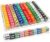 SLSESIN 100 Pieces 16MM Dice Set, 6 Sided Standard Colored Dices with Portable Plastic Box, Opaque 10 Colors Games Dice for Board Games, Parties, Classroom Math Bulk Dice