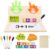 Number Blocks Toys for Kids Wooden Montessori Toys for 3 4 Years Old Boy Girl Toddler Fingers Arithmetic Educational Math Manipulatives with Whiteboard 5-7 Preschool Learning Activities Counting Game