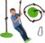 Swurfer Disco Tree Swing – Swing Sets for Backyard, Outdoor Swing, Swingset Outdoor for Kids, Easy Installation, Heavy Duty, Adjustable Climbing Rope, Weather Resistant