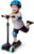 Nattork Kids Scooter for Girls Boys with Light Up Wheels, 3 Adjustable Height Handlebars, Lean-to-Steer Technology, Widen Anti-Slip Deck, 3 Wheel Scooter for kid ages 3-8, Support Riders Up to 110 LBS