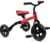 XPIY Tricycle for Toddlers Age 2-5 Years Old, 3 in 1 Folding Toddler Bike for Boys and Girls, Kids’ Bike Trike with Detachable Pedal and Adjustable Seat (RED)