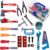 21 Pieces Kids Toy Tool Set and Power Play Tools, Construction Toys Working Tools Educational Pretend Role Play Set with a Handy Storage Box and Portable Sturdy Ideal Gifts Toolkit for Toddlers